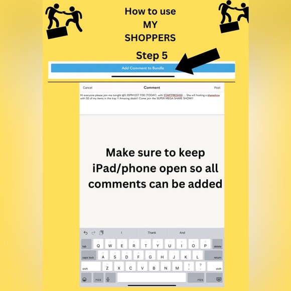 HOW TO USE “MY SHOPPERS” in your closet - Picture 5 of 5